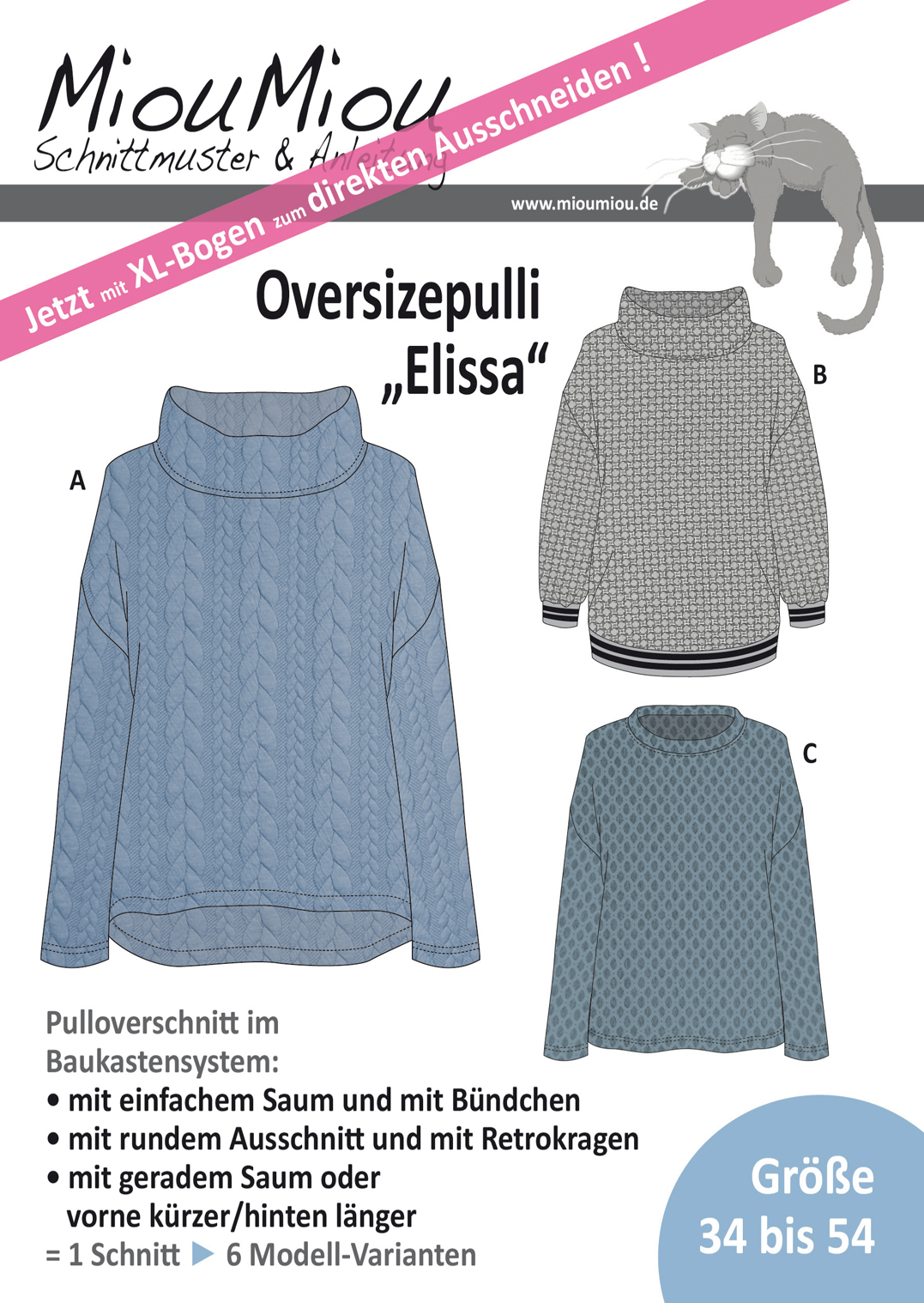 Oversizepulli Elissa
